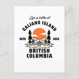 Galianöarna British Columbia Vykort