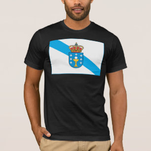 Galicia flaggaT-tröja T-shirt