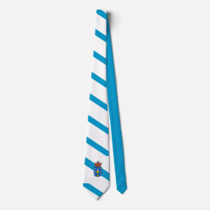 Galicia Spain flagga Neck Tie Slips