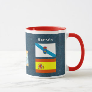 Galicia Spanien kaffemugg