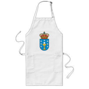 Galicia vapensköldförkläde långt förkläde