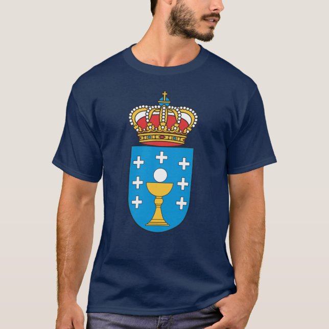 Galicia vapensköldT-tröja Tee (Framsida)