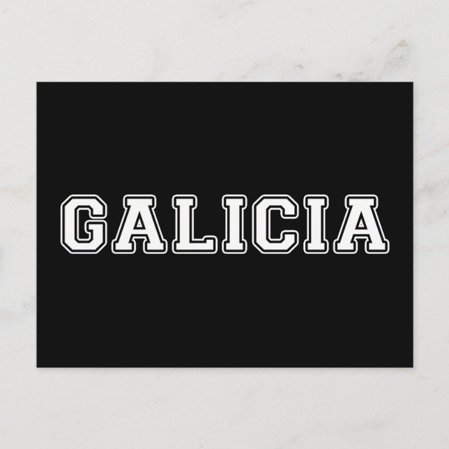 Galicia Vykort (Framsida)