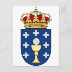 Galicien (Spanien) Jackat av Arm Vykort