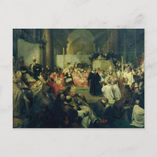 Galilei inför rådet, 1861 vykort