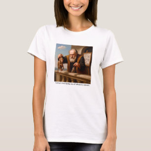 Galileis skrämmande användning av försöksdjur. t shirt