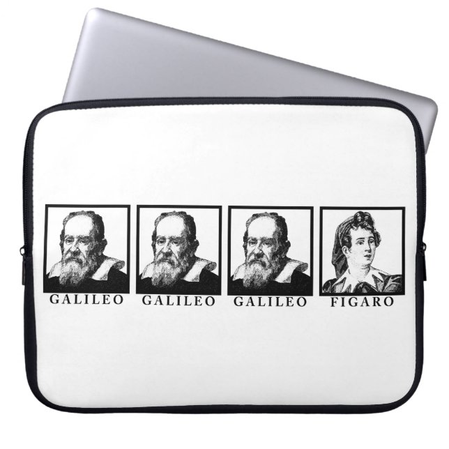 Galileo Figaro BW Laptop Fodral (Framsidan)