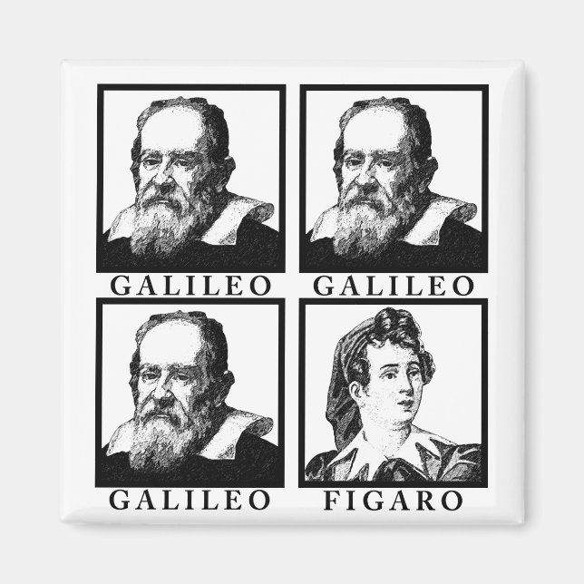 Galileo Figaro BW Magnet (Framsidan)