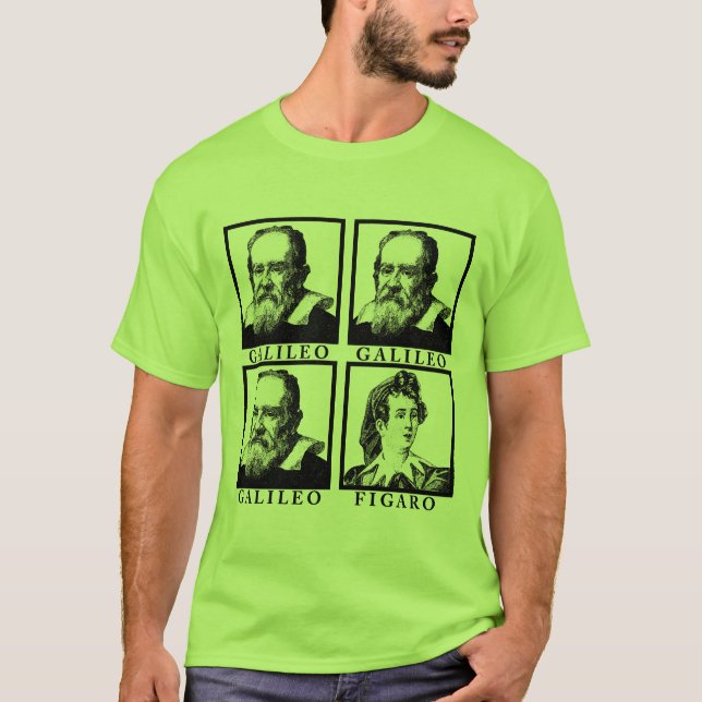 Galileo Figaro BW T Shirt (Framsida)