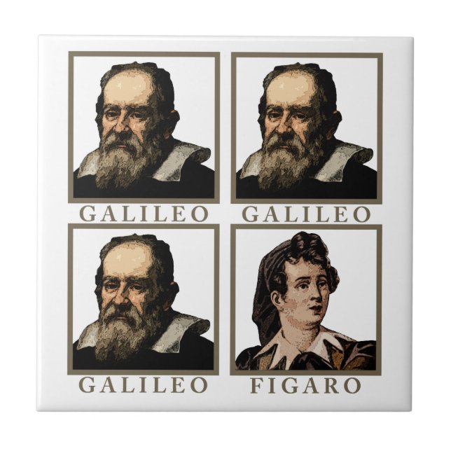 Galileo Figaro Kakelplatta (Framsidan)