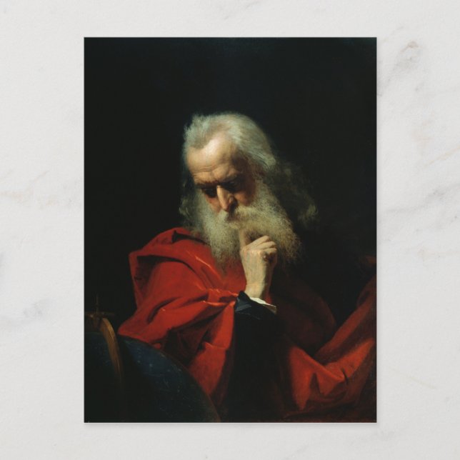 Galileo Galilei 1858 Vykort (Framsida)