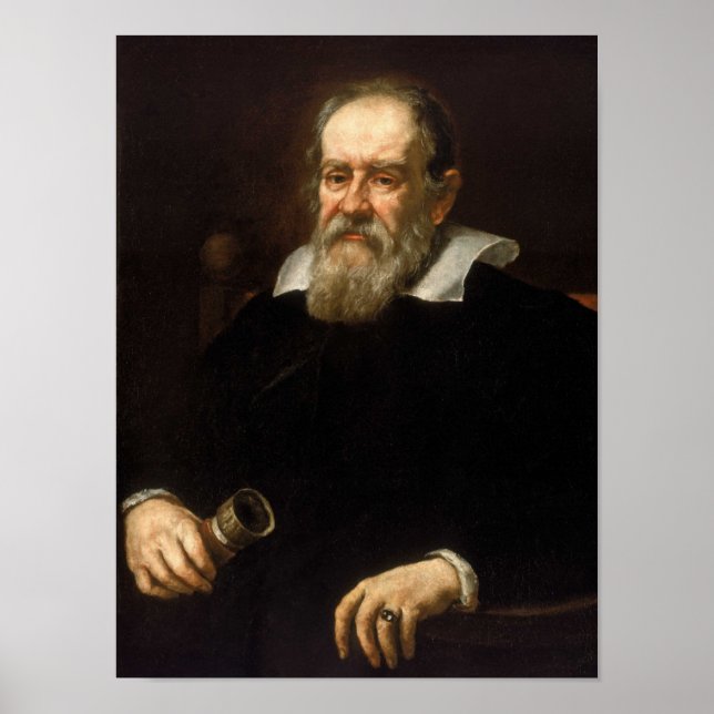 Galileo Galilei - Astronomer och matematiker Poster (Framsidan)