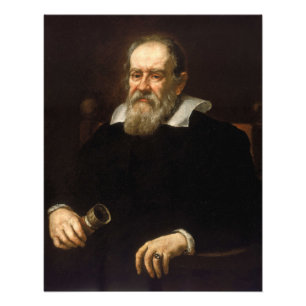 Galileo Galilei: Far of Science & Astronomy Fototryck