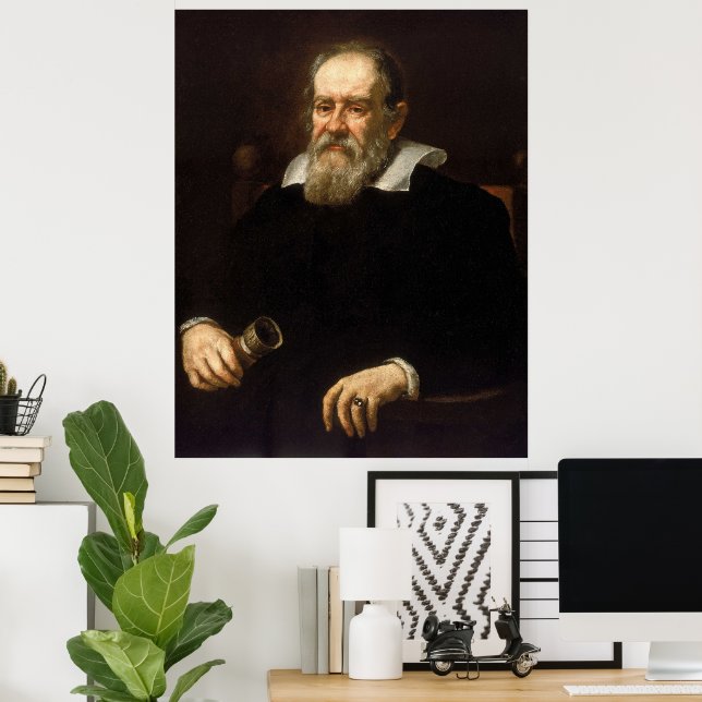 Galileo Galilei: Far of Science & Astronomy Poster (Hemmakontoret)