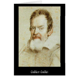 Galileo Galilei Hälsningskort