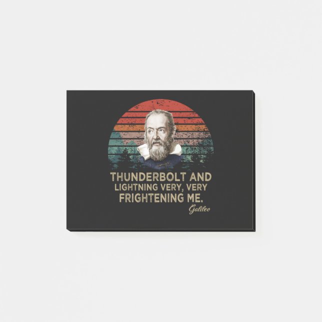 Galileo Galilei Post-it Block (Framsida)