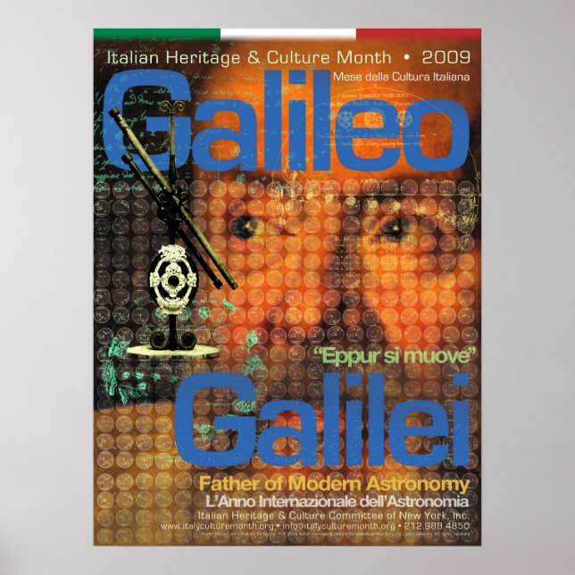 Galileo Galilei Poster (Framsidan)