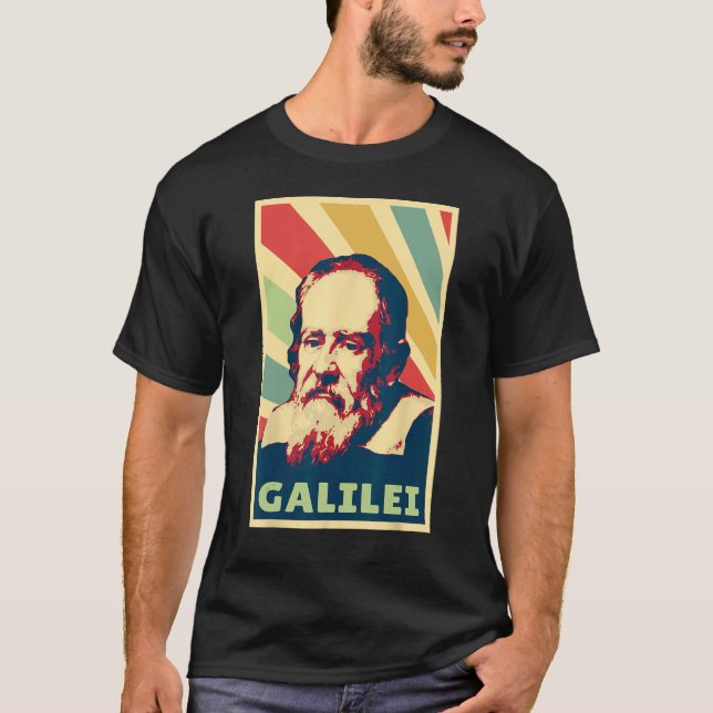 Galileo Galilei Vintage Colours T Shirt (Framsida)