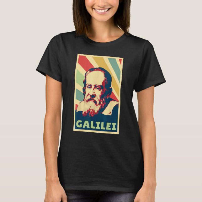 Galileo Galilei Vintage Colours T Shirt (Framsida)