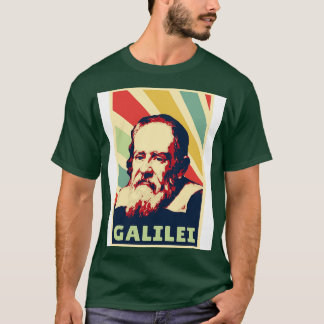 Galileo Galilei Vintage Färg T Shirt