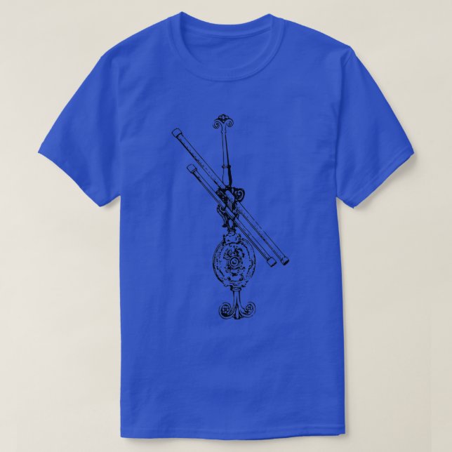 Galileo Galileix27s telescope T Shirt (Design framsida)