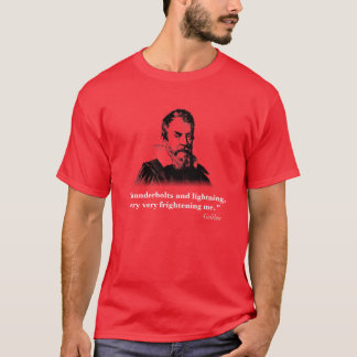 Galileo thunderbolts och blixt, silhouette t shirt