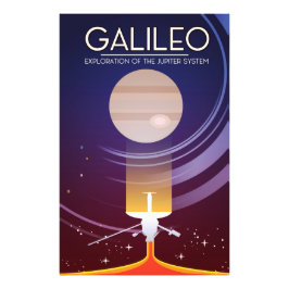 Galileo - Utforskning av Jupiter-systemet Fototryck