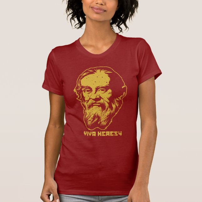 Galileo "Viva heresi" skjorta T-shirt (Framsida)