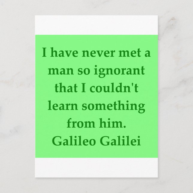 Galileocitat Vykort (Framsida)