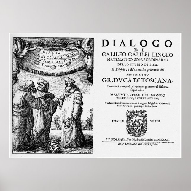 Galileos Dialogo Poster (Framsidan)