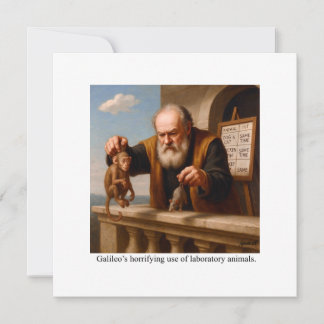 Galileos förfärande använda av försöksdjur. kort