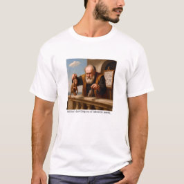 Galileo's horrifying use of laboratory animals. t shirt