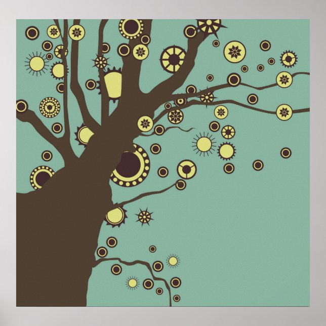 GALINA Träd Poster (Framsidan)