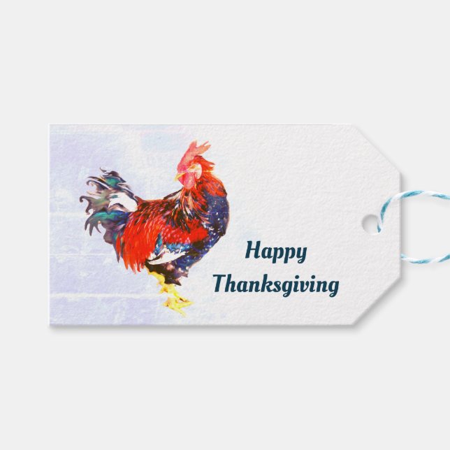 galinakisk, tupp-Personlig Presentetikett (Framsidan (Horisontell))