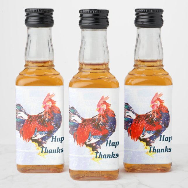 galinakisk, tupp-Personlig Spritflaskor Etikett (Flaskor)