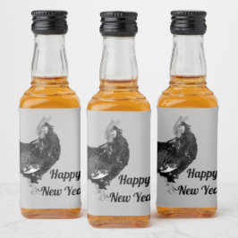 galinakisk, tupp-Personlig Spritflaskor Etikett