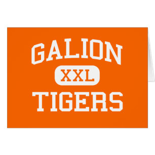 Galion - tigrar - Galion högstadium - Galion Ohio Hälsningskort