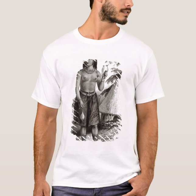 Galla kvinna tee shirt (Framsida)