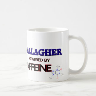 Gallagher drev vid koffein kaffemugg