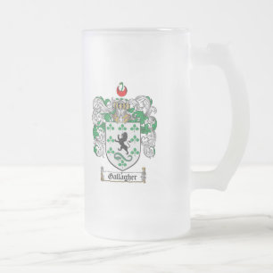 GALLAGHER-FAMILJVAPENSKÖLD - GALLAGHER-VAPENSKÖL FROSTAT ÖLGLAS