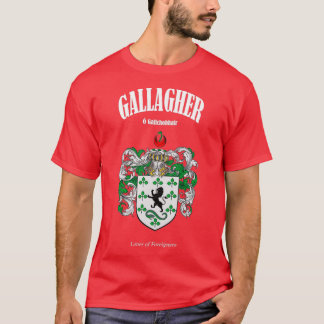 Gallagher Family Coat of Arms Translation and Mean T Shirt