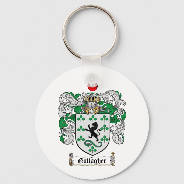 GALLAGHER FAMILY CREST - GALLAGHER JACKAR ARM NYCKELRING (Framsida)