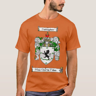 Gallagher Family Crest och Motto T Shirt