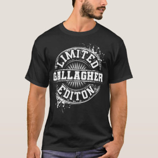 GALLAGHER Funny Surname Family Träd Birthday Reuni T Shirt