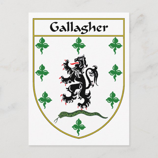 Gallagher Jackar Arm/Familjestöd Vykort (Framsida)