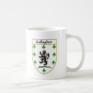 Gallagher vapensköld-/familjvapensköld kaffemugg