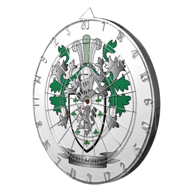 Gallagher vapensköld piltavla (Högra Framsidan)