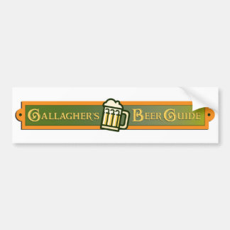 Gallaghers öl vägleder bildekalet bildekal