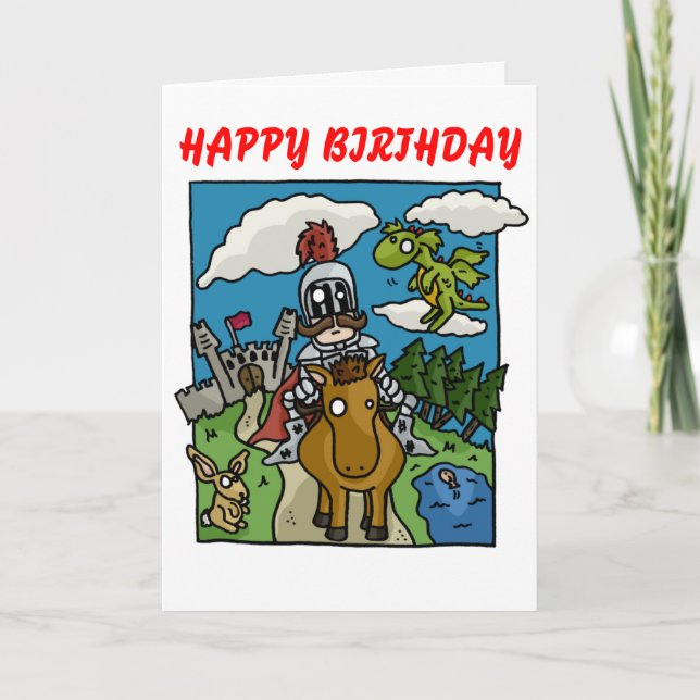 Gallant Birthday Card Kort (Framsida)