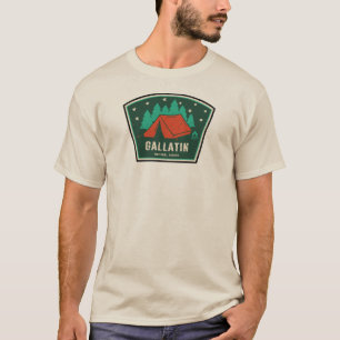 Gallatin National Forest Camping T Shirt